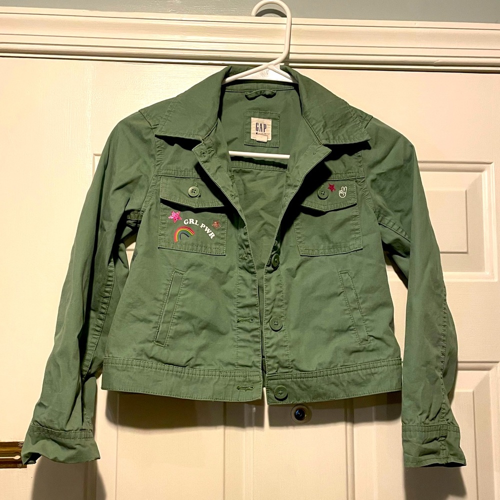 Girl’s Jacket- Military Green